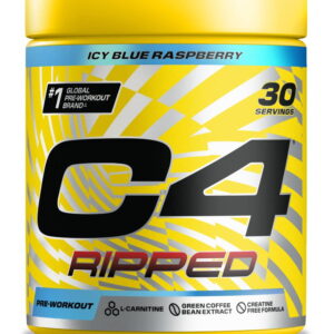 C4 30 serv. Ripped Icy Blue Razz