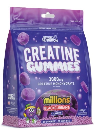 Creatine Gummies Blackcurrant 80 uds.|Creatine Gummies Blackcurrant 80 uds.|Creatine Gummies Blackcurrant 80 uds.